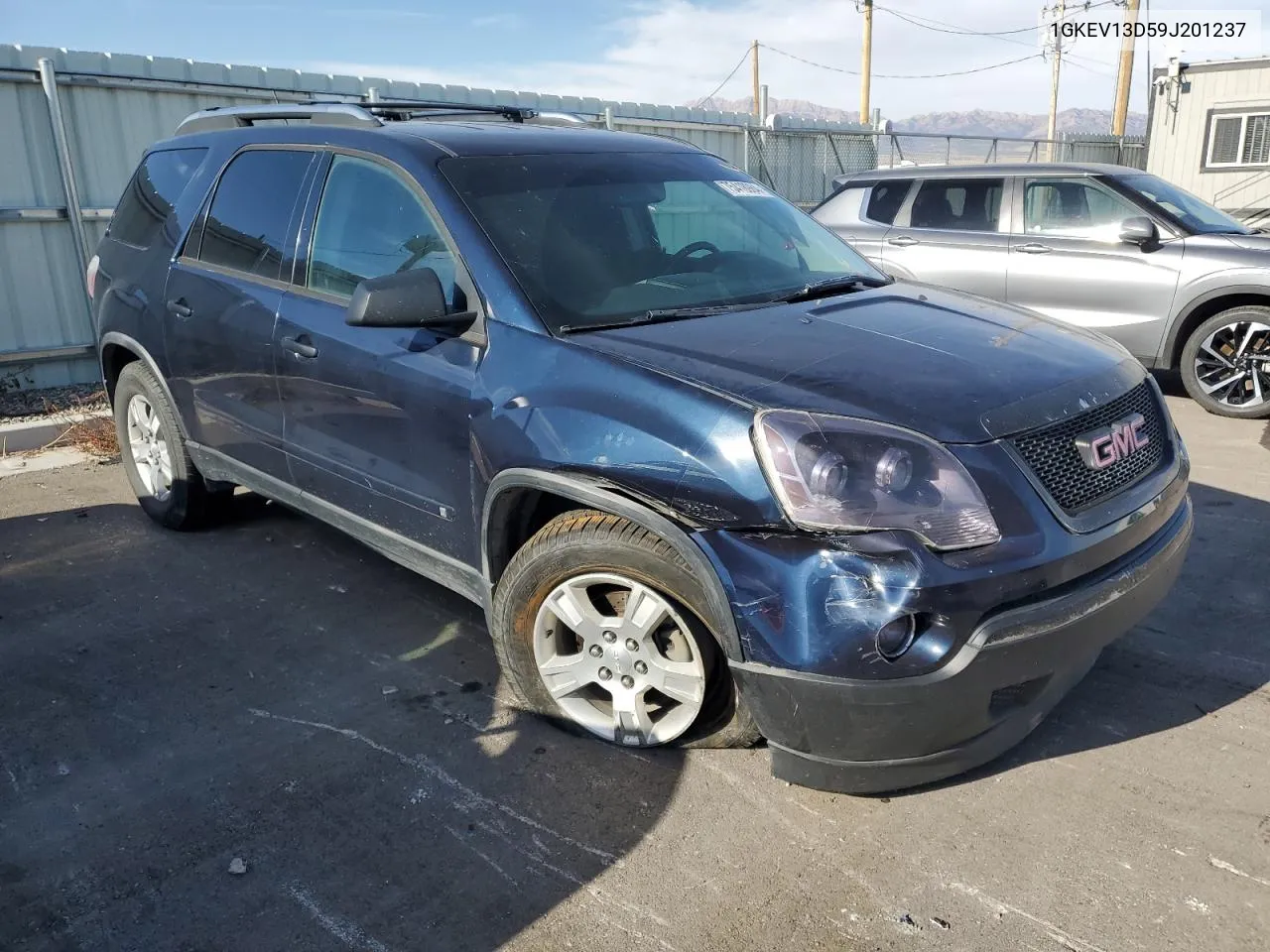 2009 GMC Acadia Sle VIN: 1GKEV13D59J201237 Lot: 75418984