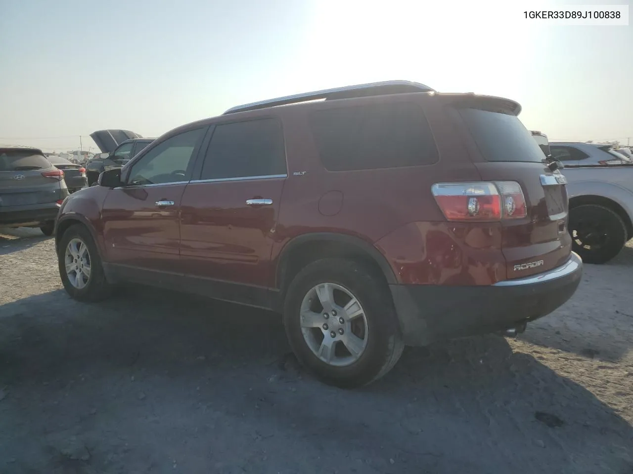 2009 GMC Acadia Slt-2 VIN: 1GKER33D89J100838 Lot: 75453084