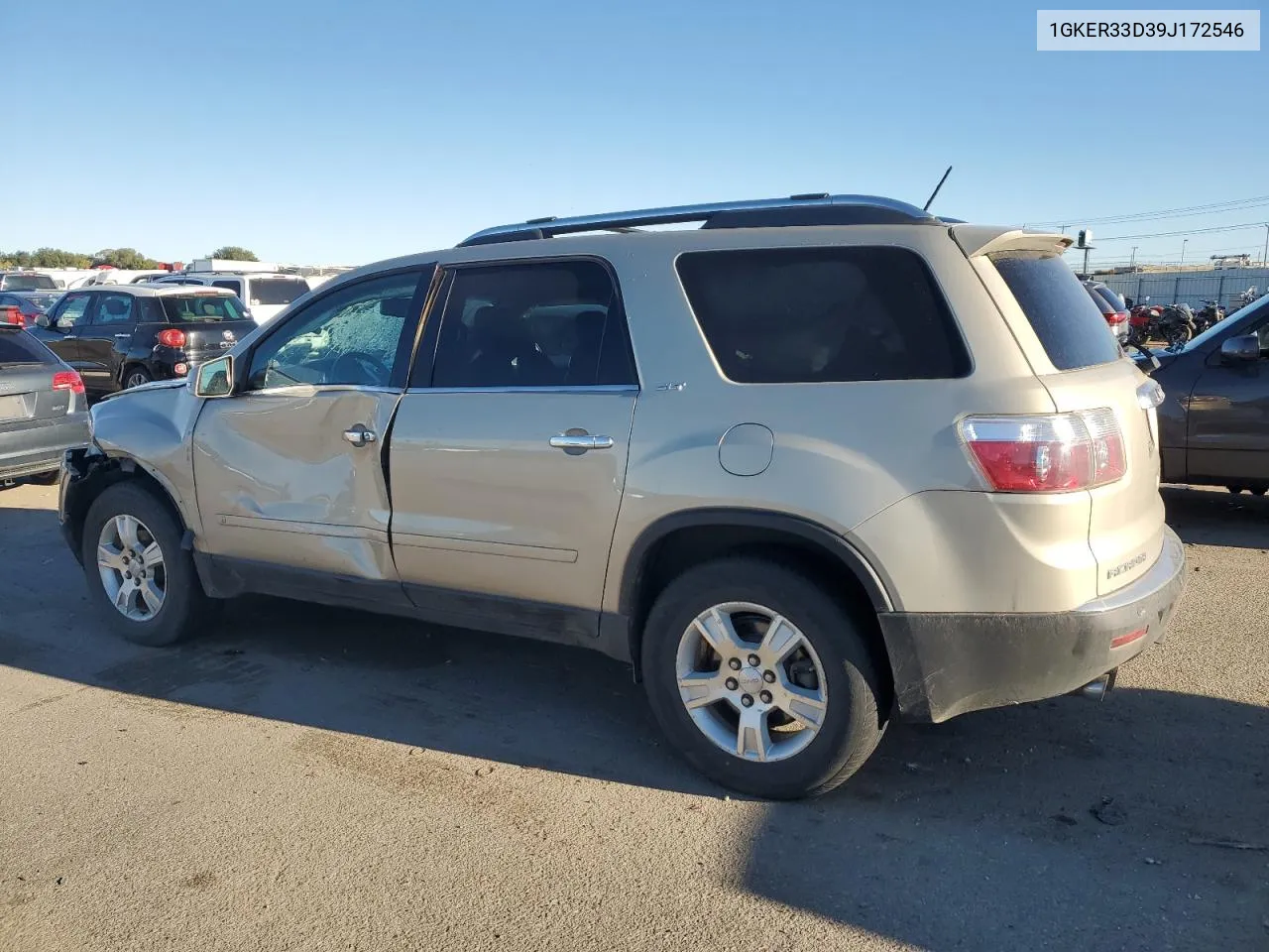 2009 GMC Acadia Slt-2 VIN: 1GKER33D39J172546 Lot: 76134094