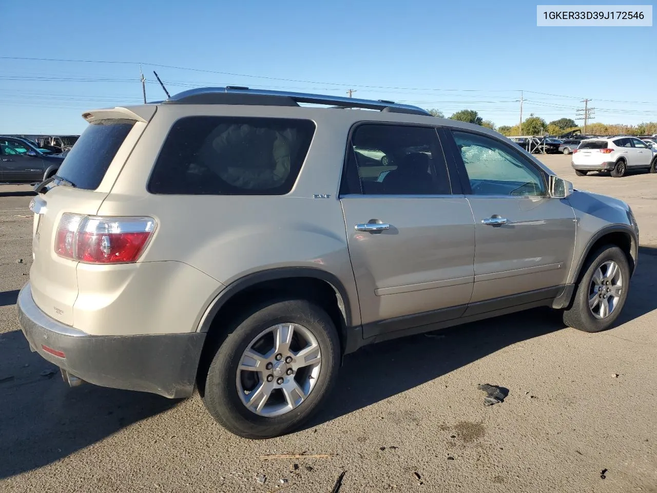 2009 GMC Acadia Slt-2 VIN: 1GKER33D39J172546 Lot: 76134094