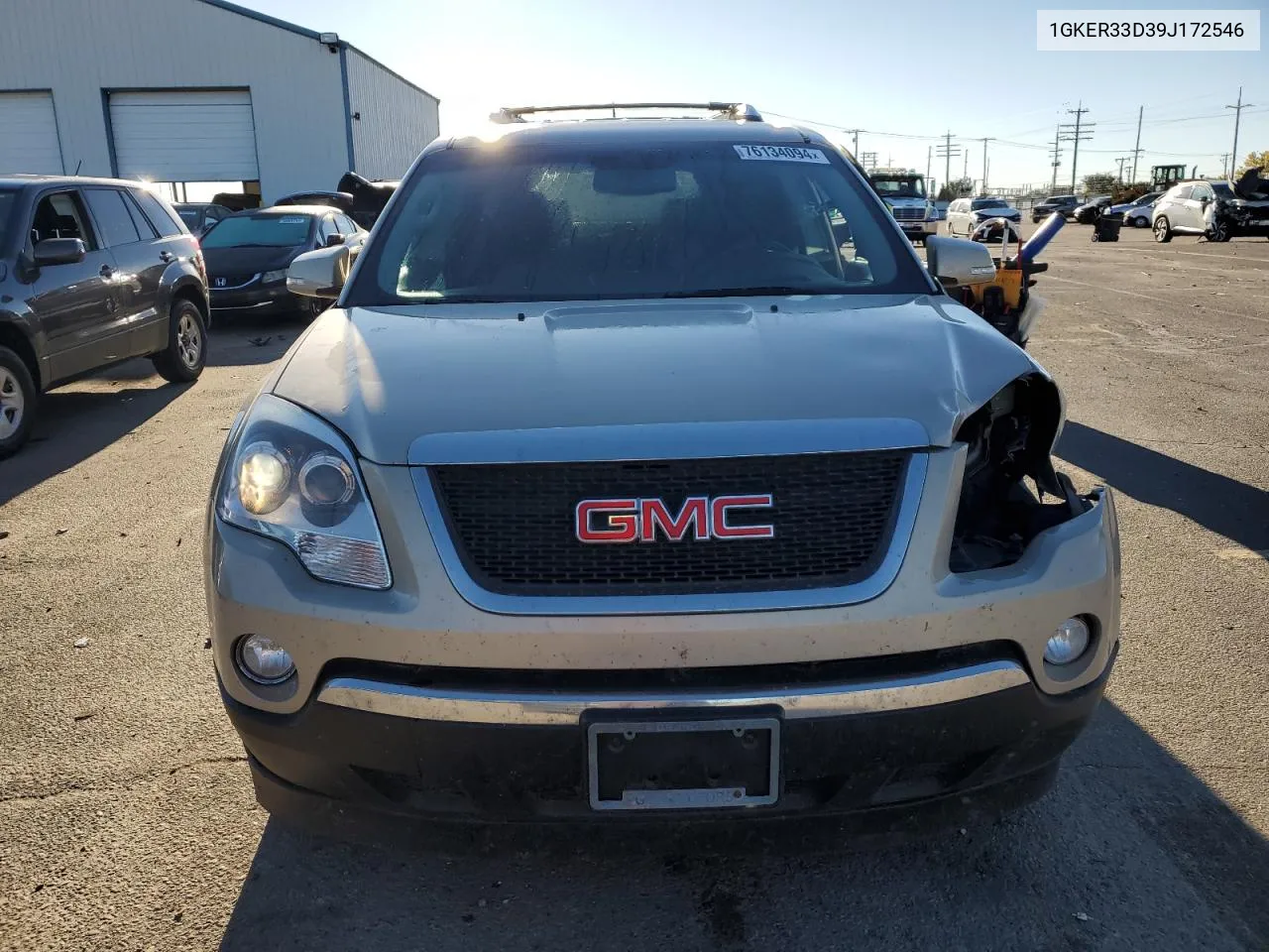 2009 GMC Acadia Slt-2 VIN: 1GKER33D39J172546 Lot: 76134094