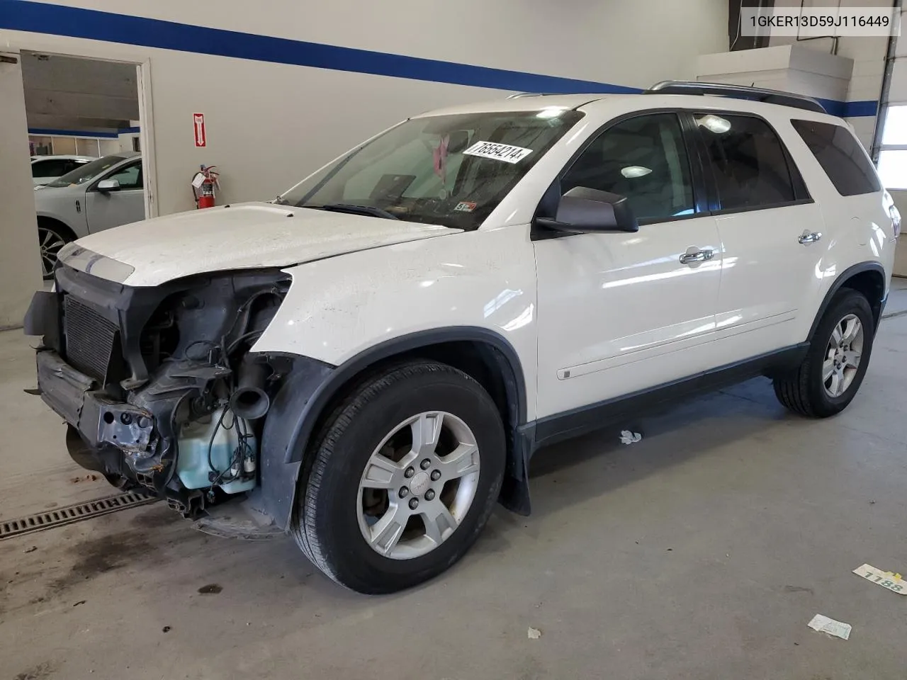 2009 GMC Acadia Sle VIN: 1GKER13D59J116449 Lot: 76554214