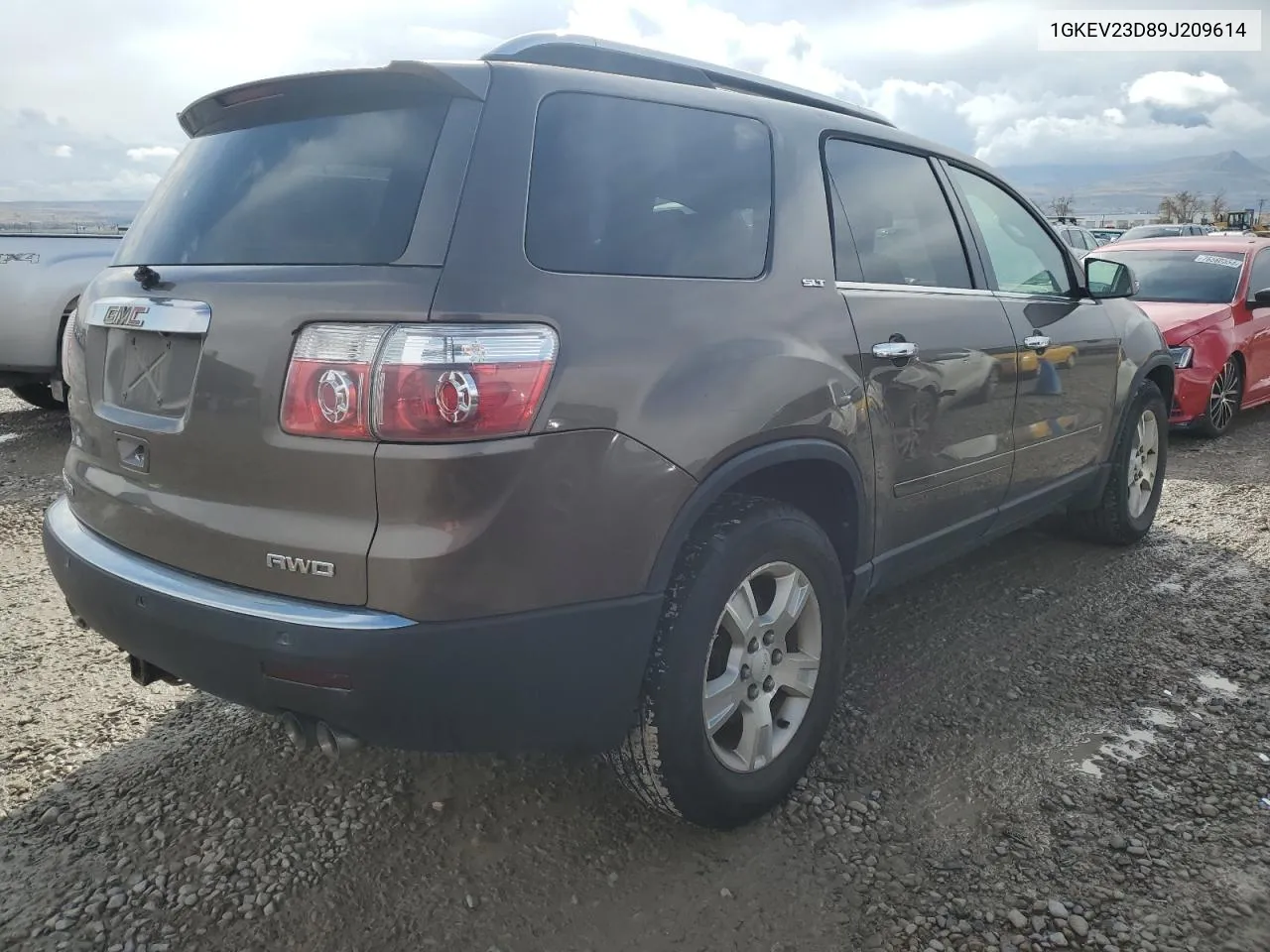 2009 GMC Acadia Slt-1 VIN: 1GKEV23D89J209614 Lot: 76621614