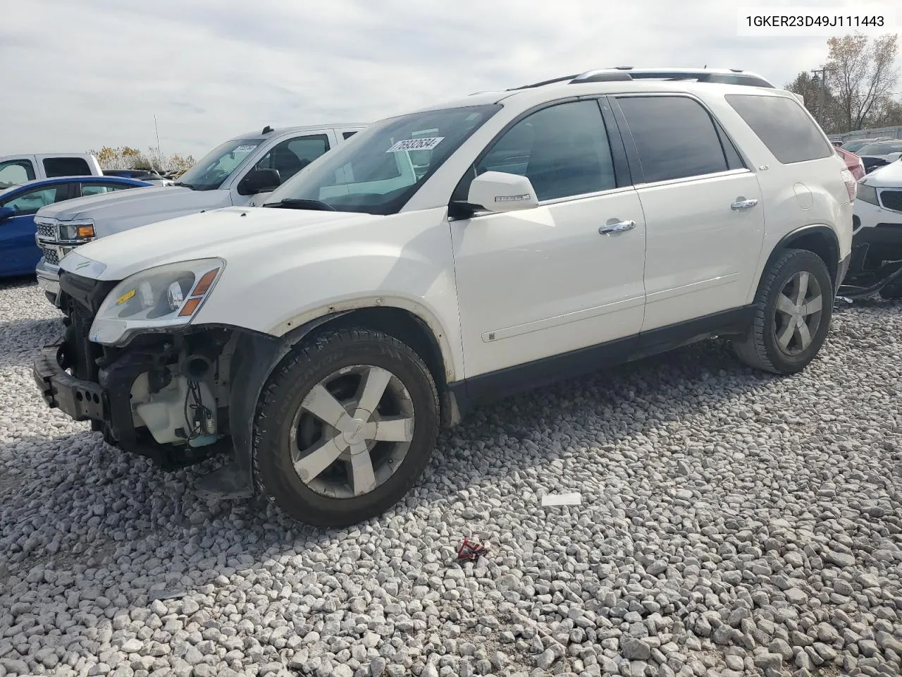 2009 GMC Acadia Slt-1 VIN: 1GKER23D49J111443 Lot: 76932634