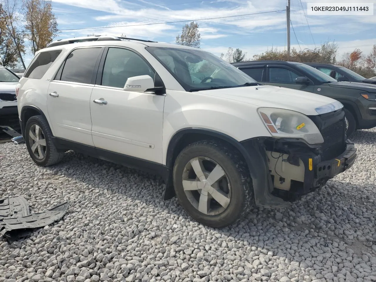 2009 GMC Acadia Slt-1 VIN: 1GKER23D49J111443 Lot: 76932634