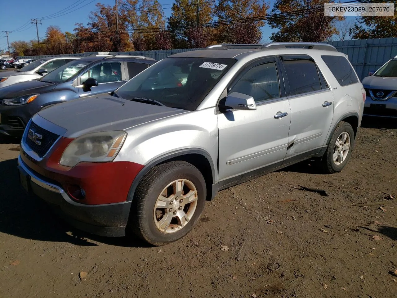 2009 GMC Acadia Slt-1 VIN: 1GKEV23D89J207670 Lot: 77179774