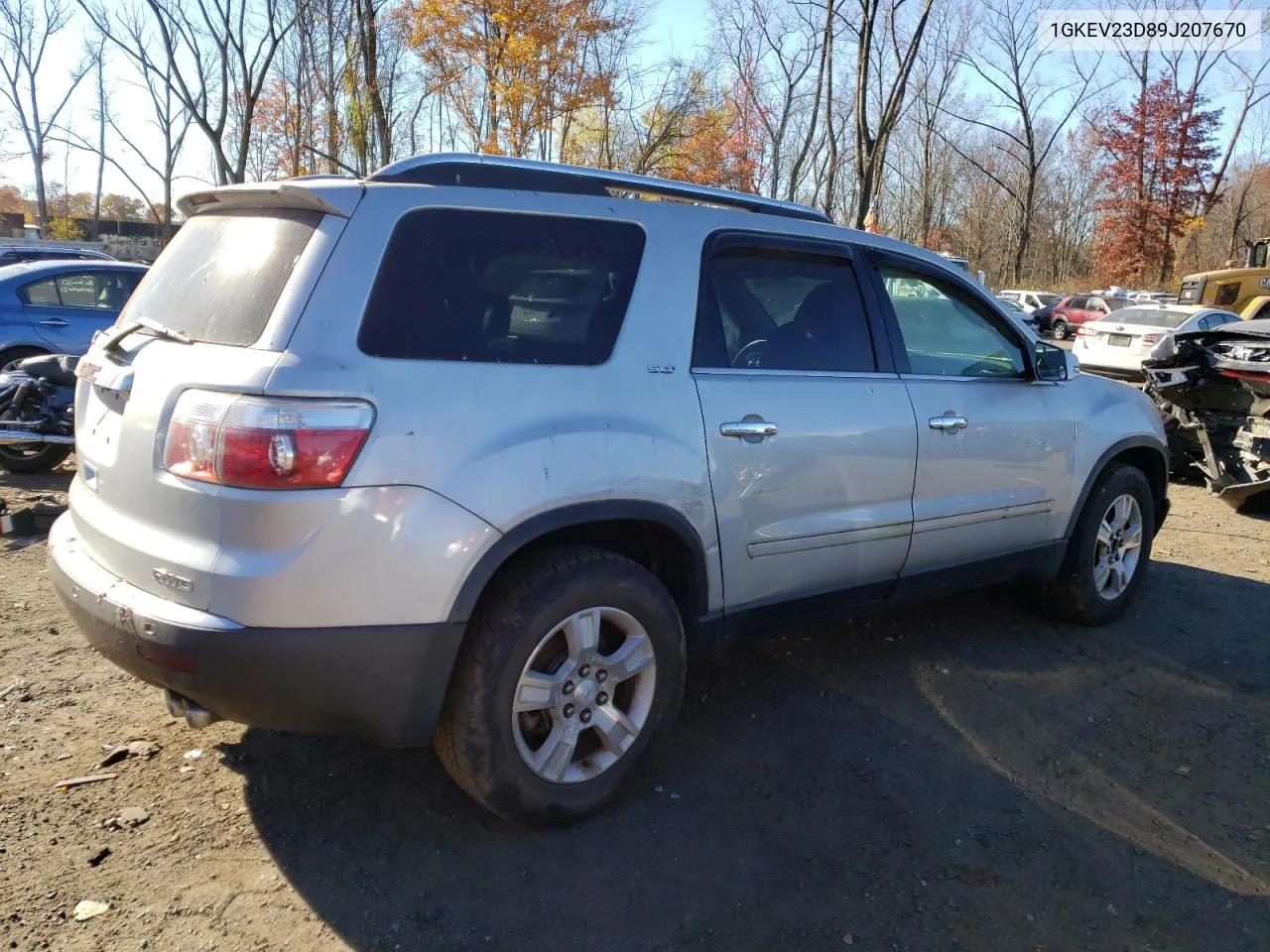 2009 GMC Acadia Slt-1 VIN: 1GKEV23D89J207670 Lot: 77179774