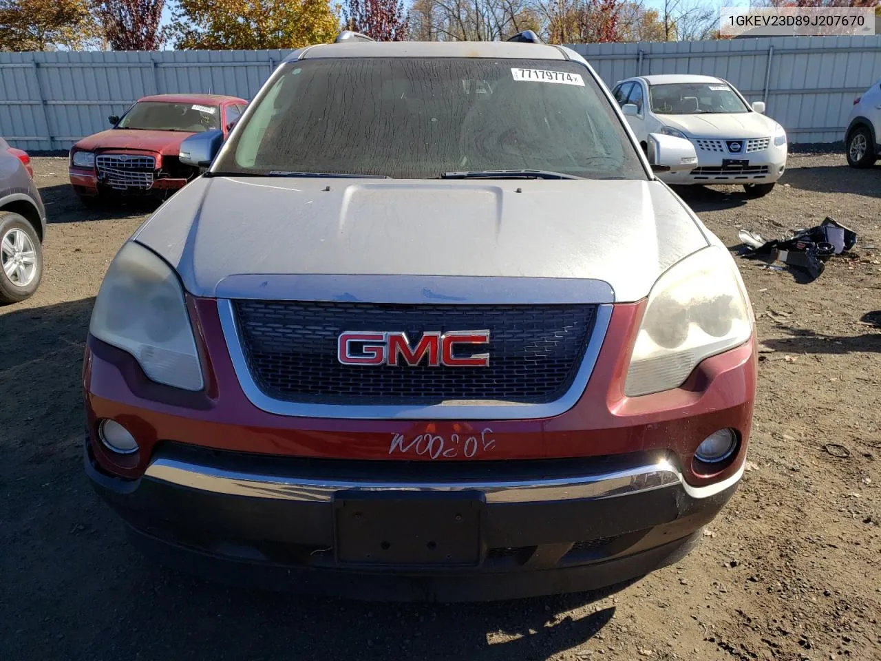 2009 GMC Acadia Slt-1 VIN: 1GKEV23D89J207670 Lot: 77179774