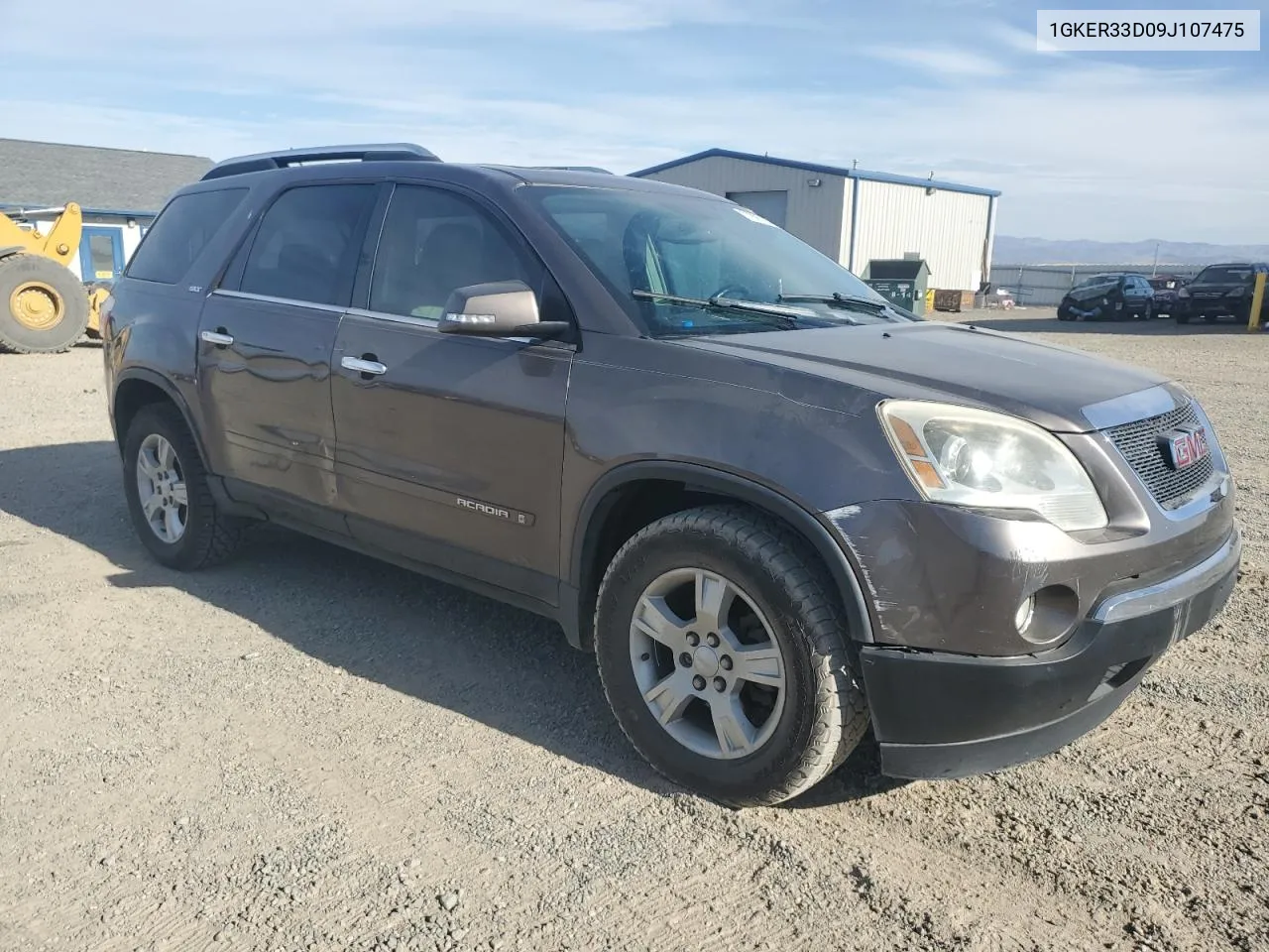 2009 GMC Acadia Slt-2 VIN: 1GKER33D09J107475 Lot: 77897184