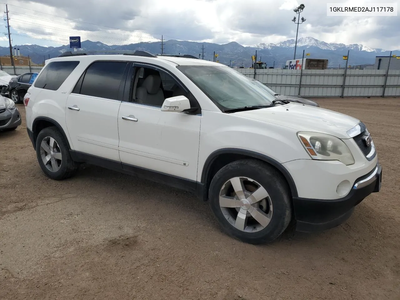 1GKLRMED2AJ117178 2010 GMC Acadia Slt-1