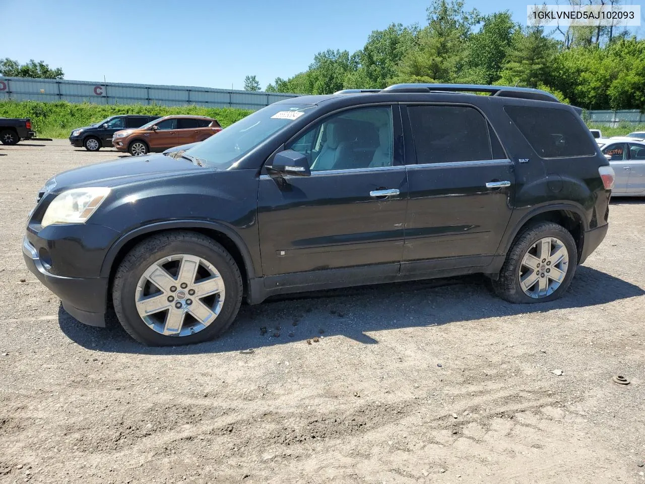 2010 GMC Acadia Slt-2 VIN: 1GKLVNED5AJ102093 Lot: 56809384