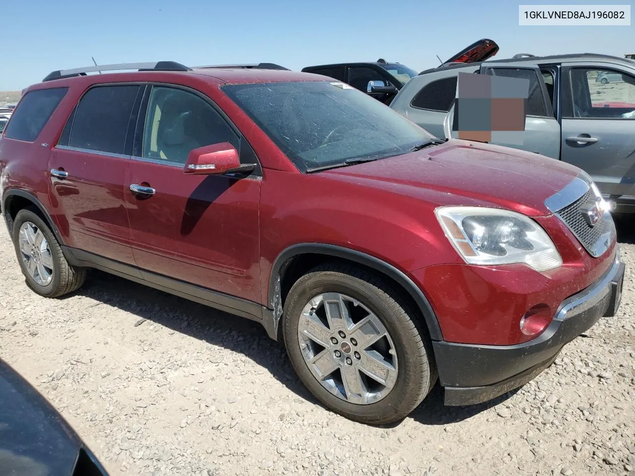 2010 GMC Acadia Slt-2 VIN: 1GKLVNED8AJ196082 Lot: 58717554