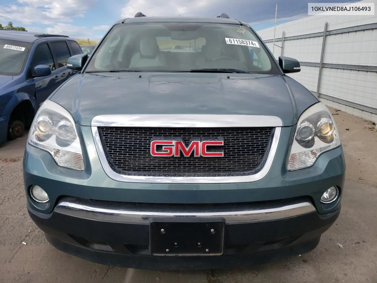 2010 GMC Acadia Slt-2 VIN: 1GKLVNED8AJ106493 Lot: 61158374