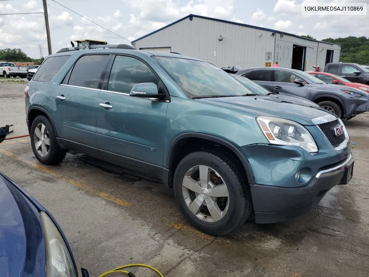 2010 GMC Acadia Slt-1 VIN: 1GKLRMED5AJ110869 Lot: 63510724