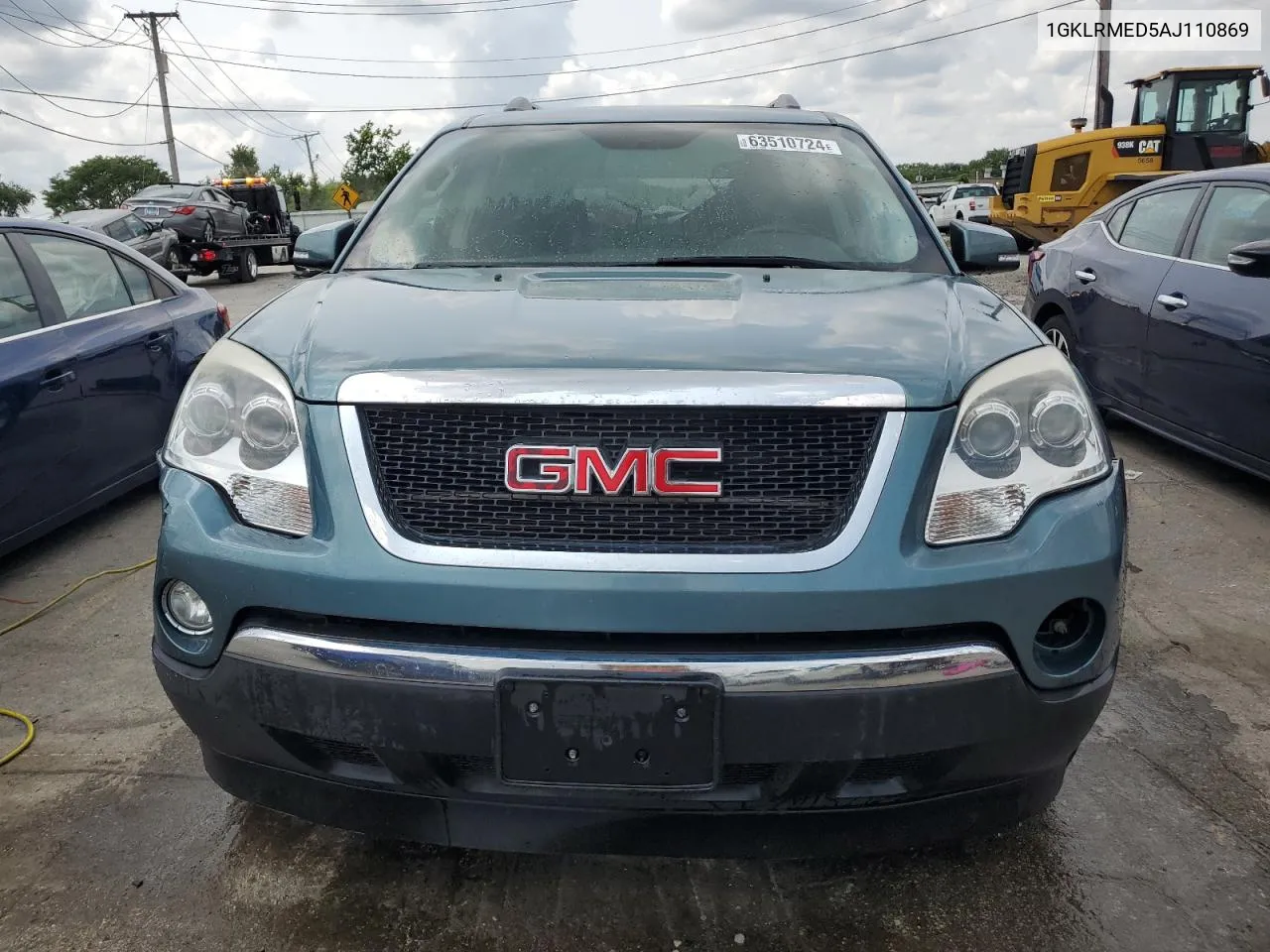 2010 GMC Acadia Slt-1 VIN: 1GKLRMED5AJ110869 Lot: 63510724