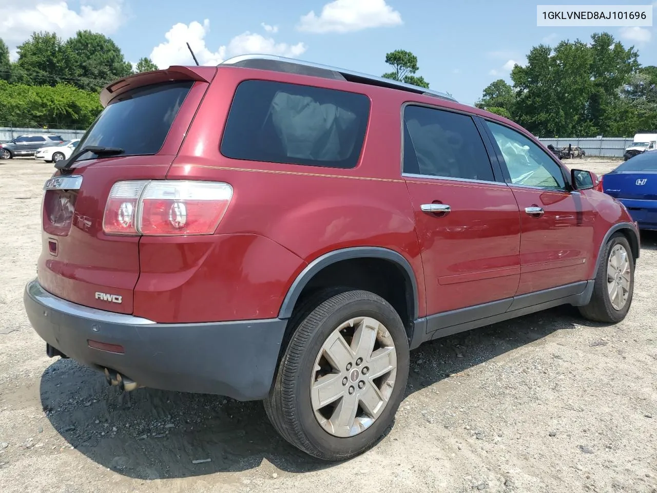 2010 GMC Acadia Slt-2 VIN: 1GKLVNED8AJ101696 Lot: 65224084