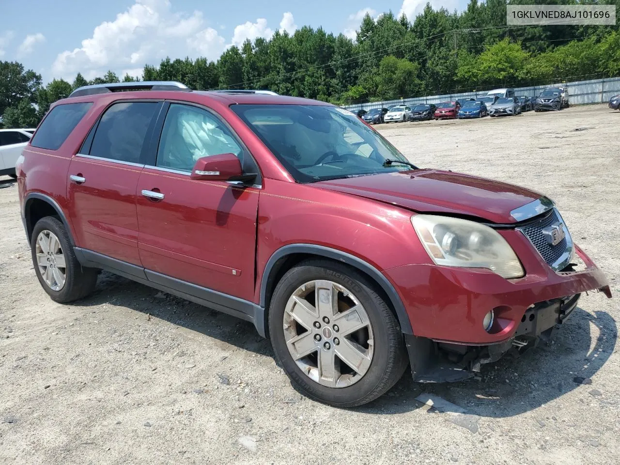 2010 GMC Acadia Slt-2 VIN: 1GKLVNED8AJ101696 Lot: 65224084