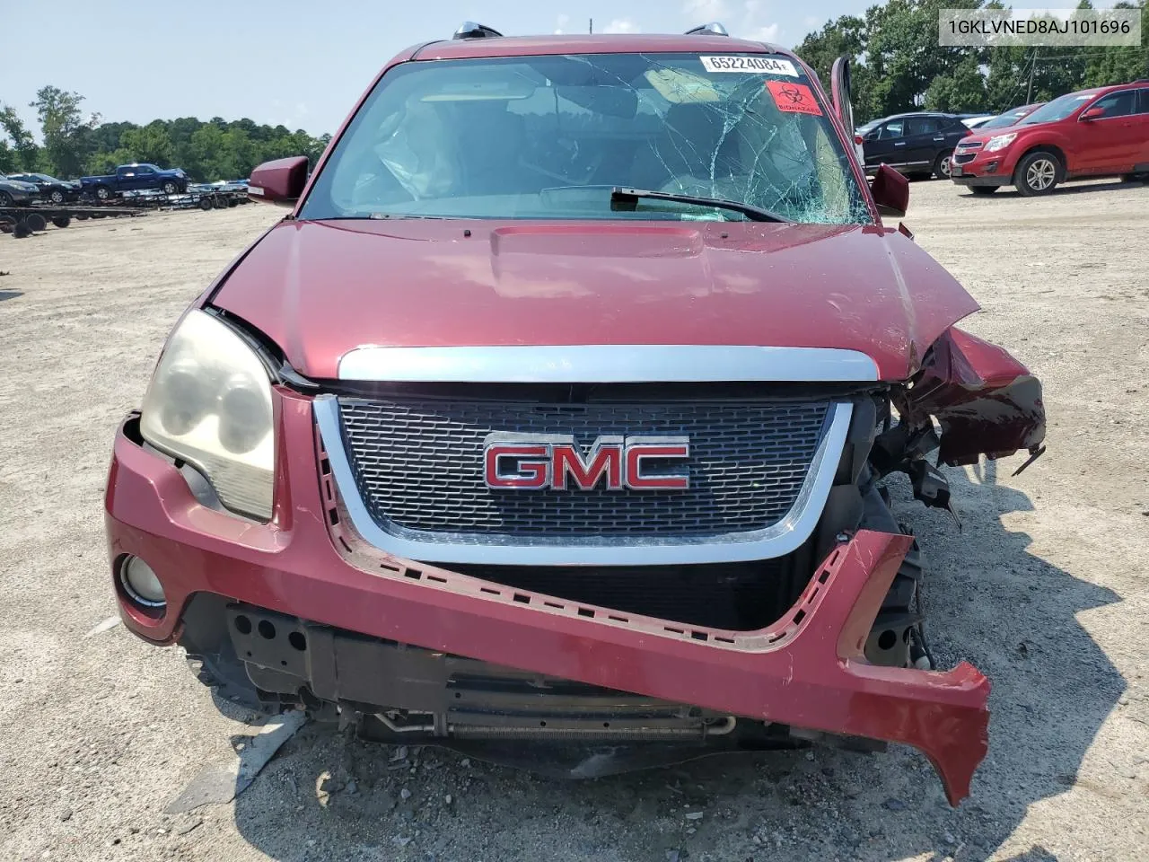 2010 GMC Acadia Slt-2 VIN: 1GKLVNED8AJ101696 Lot: 65224084