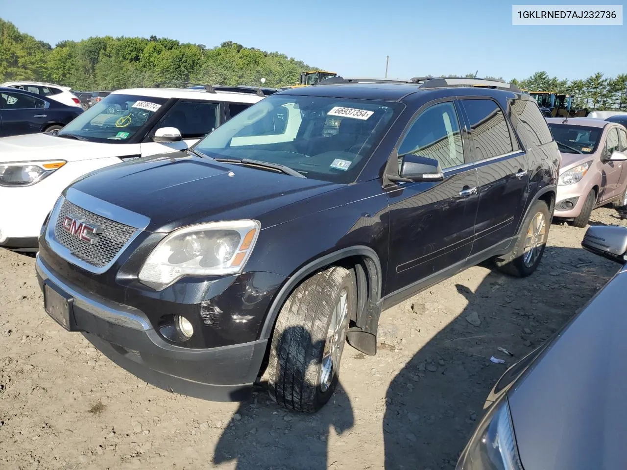 2010 GMC Acadia Slt-2 VIN: 1GKLRNED7AJ232736 Lot: 66937354