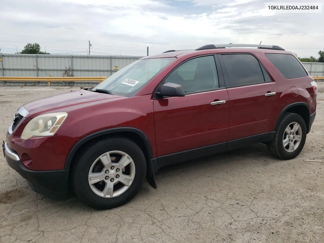 1GKLRLED0AJ232484 2010 GMC Acadia Sle