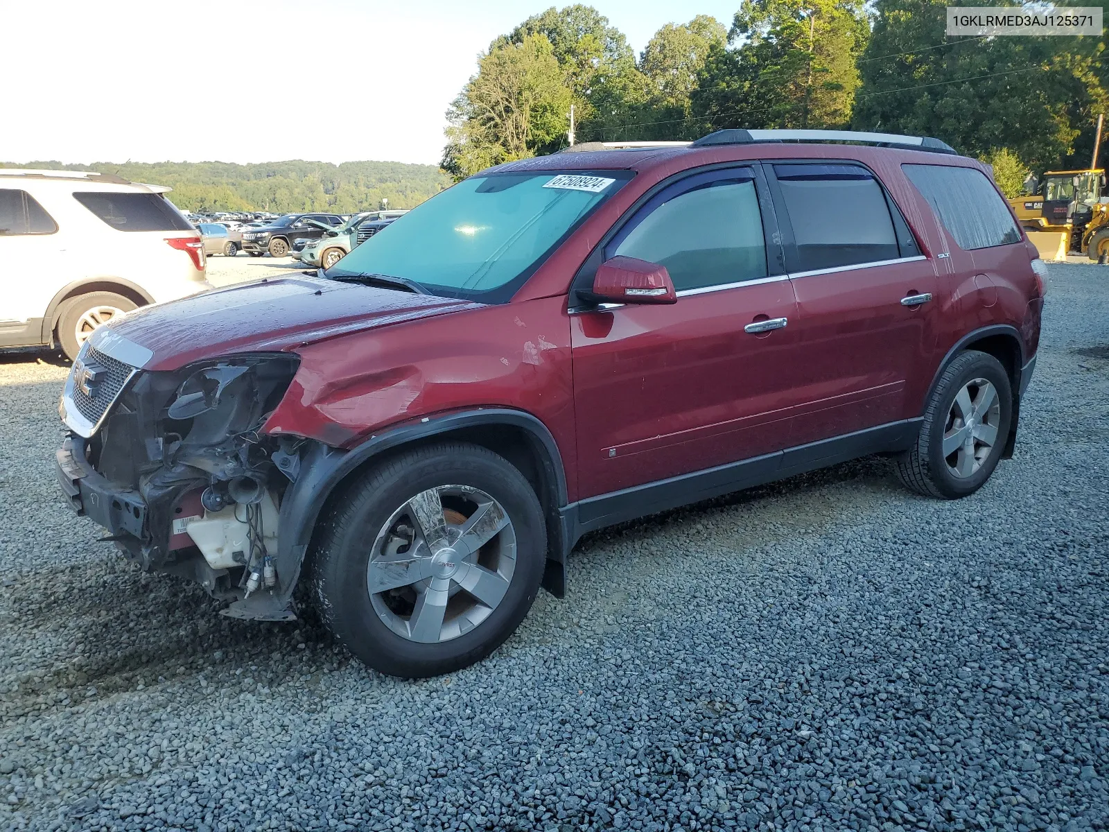 2010 GMC Acadia Slt-1 VIN: 1GKLRMED3AJ125371 Lot: 67508924