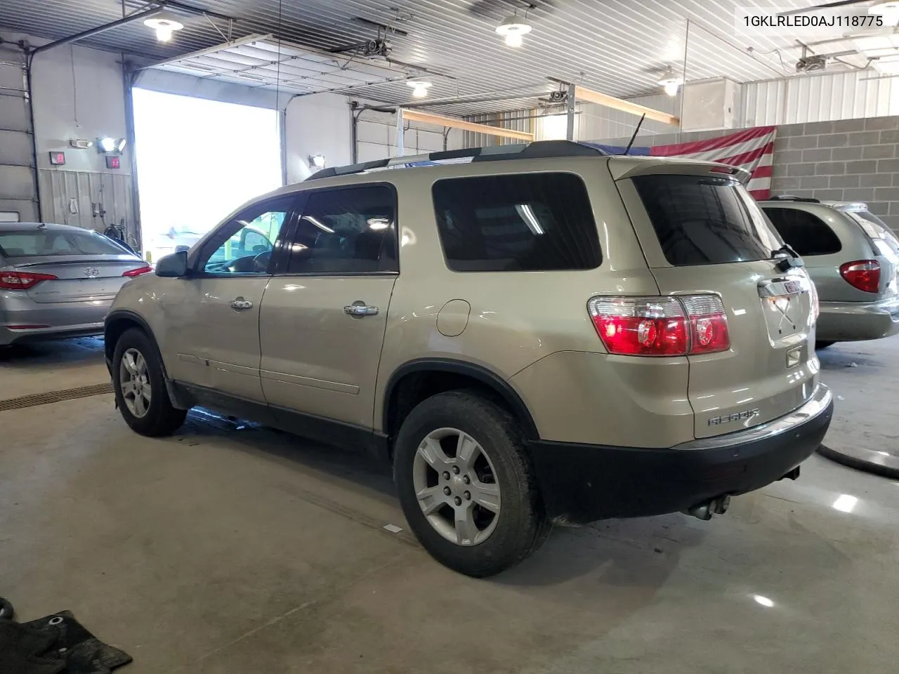 2010 GMC Acadia Sle VIN: 1GKLRLED0AJ118775 Lot: 68498484