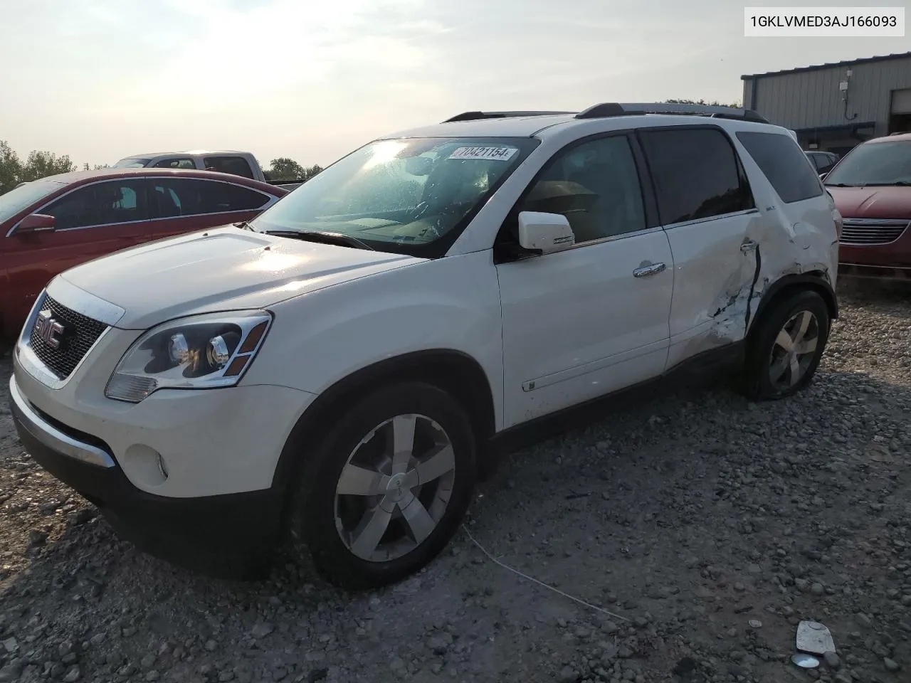 2010 GMC Acadia Slt-1 VIN: 1GKLVMED3AJ166093 Lot: 70421154