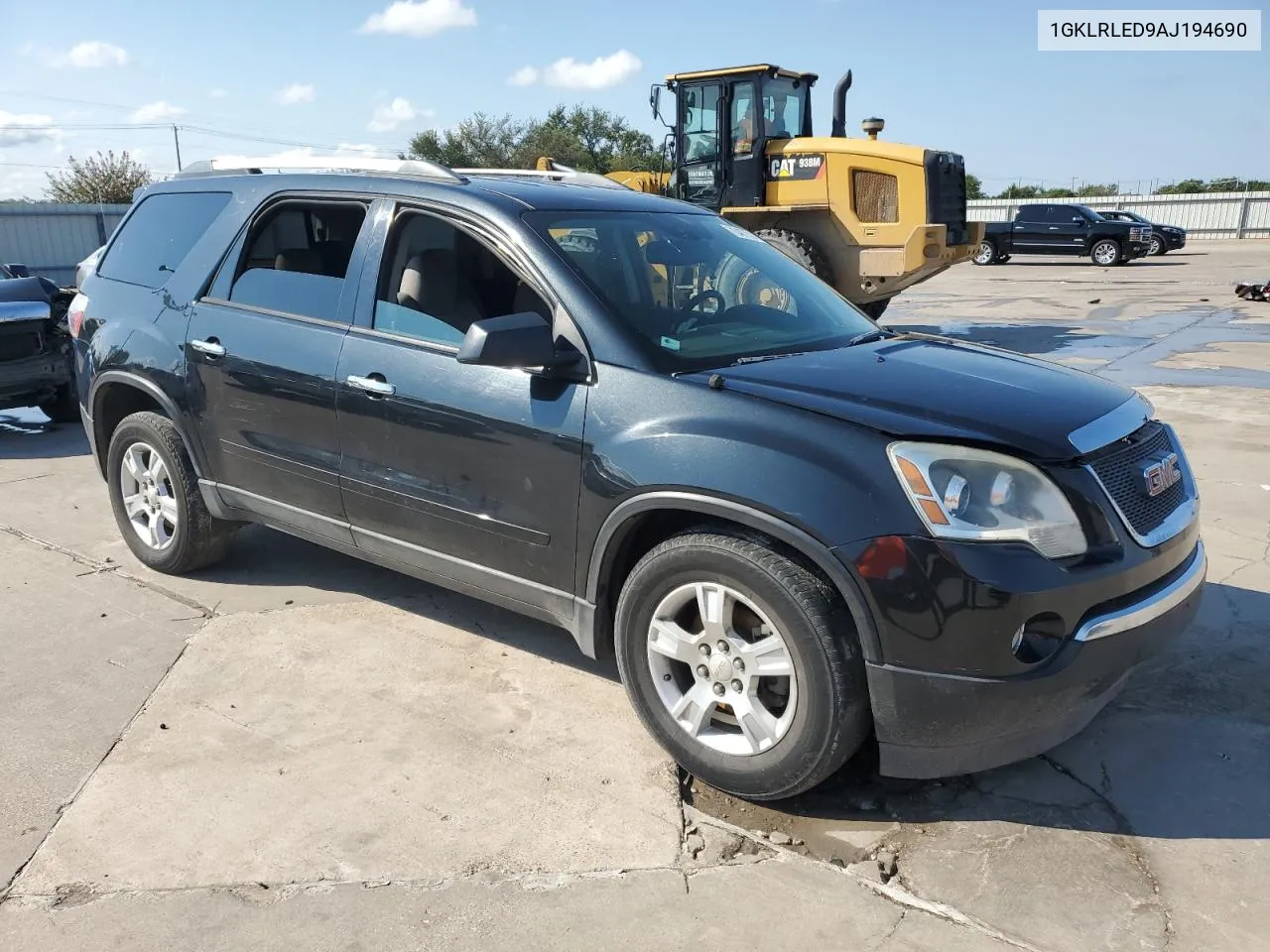 2010 GMC Acadia Sle VIN: 1GKLRLED9AJ194690 Lot: 70487314