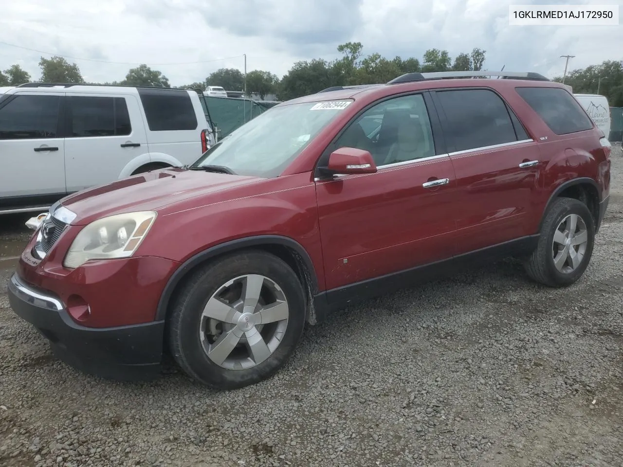 2010 GMC Acadia Slt-1 VIN: 1GKLRMED1AJ172950 Lot: 71062944