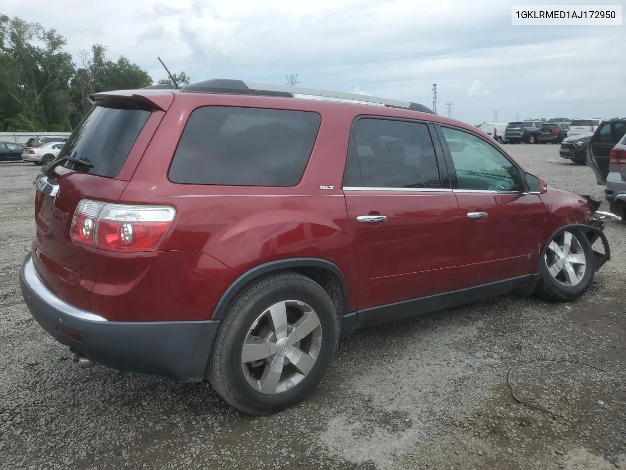 2010 GMC Acadia Slt-1 VIN: 1GKLRMED1AJ172950 Lot: 71062944