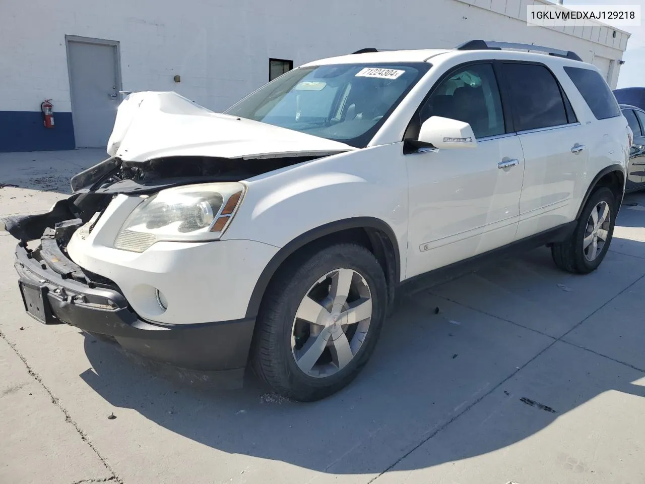 2010 GMC Acadia Slt-1 VIN: 1GKLVMEDXAJ129218 Lot: 71224304