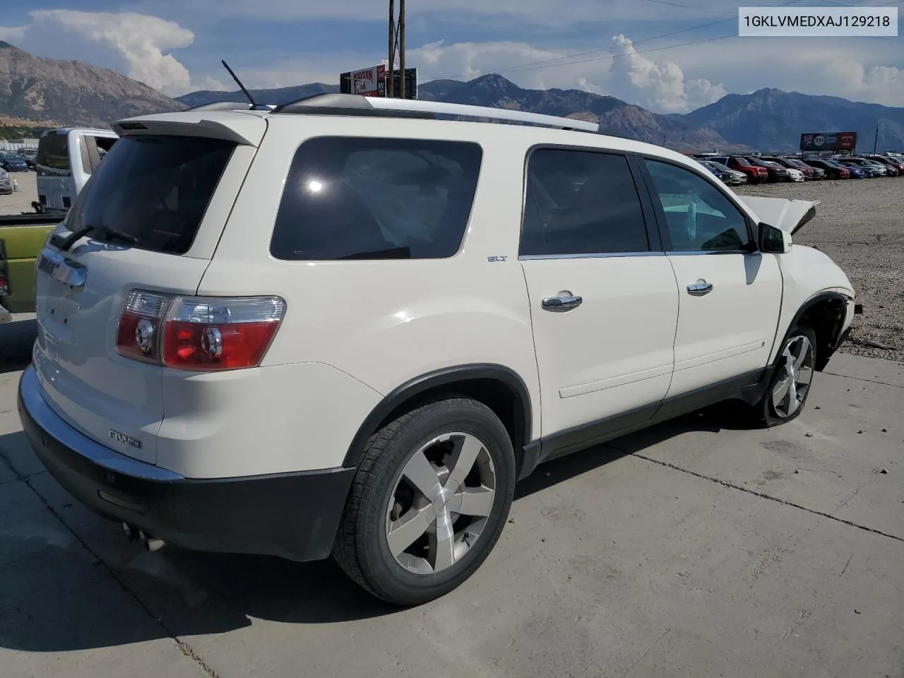 2010 GMC Acadia Slt-1 VIN: 1GKLVMEDXAJ129218 Lot: 71224304