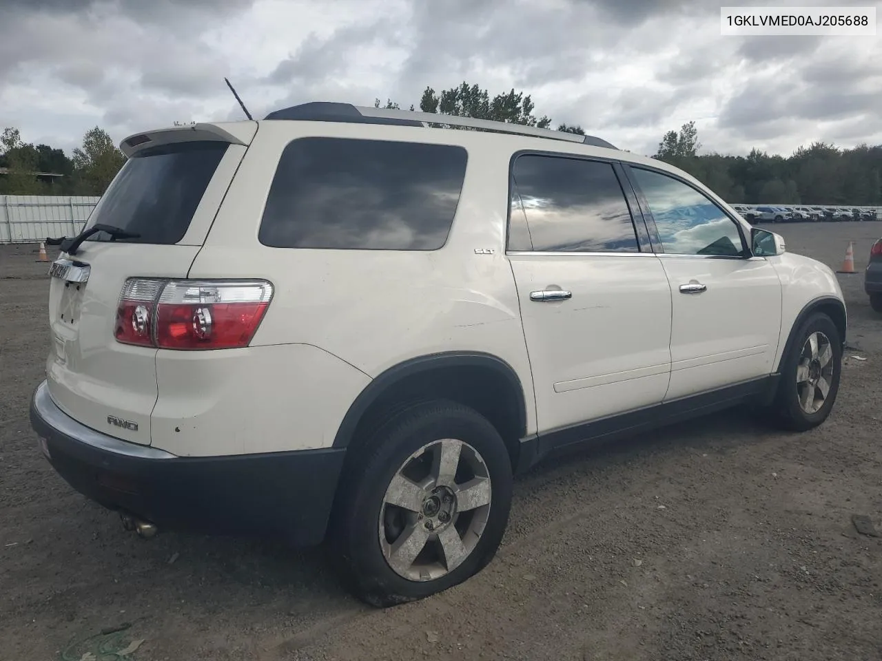 2010 GMC Acadia Slt-1 VIN: 1GKLVMED0AJ205688 Lot: 72212814