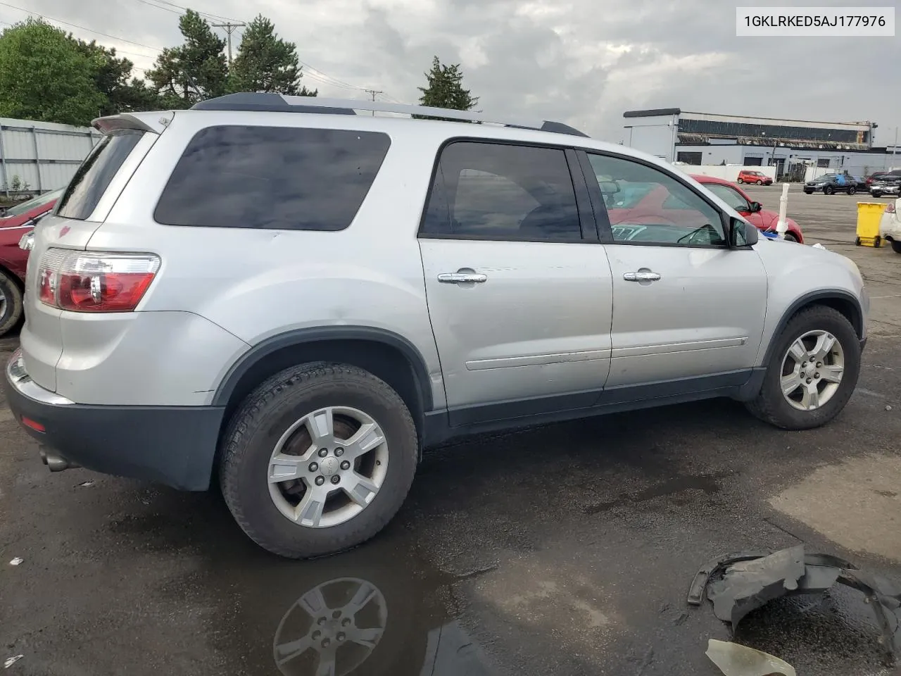 2010 GMC Acadia Sl VIN: 1GKLRKED5AJ177976 Lot: 72839894