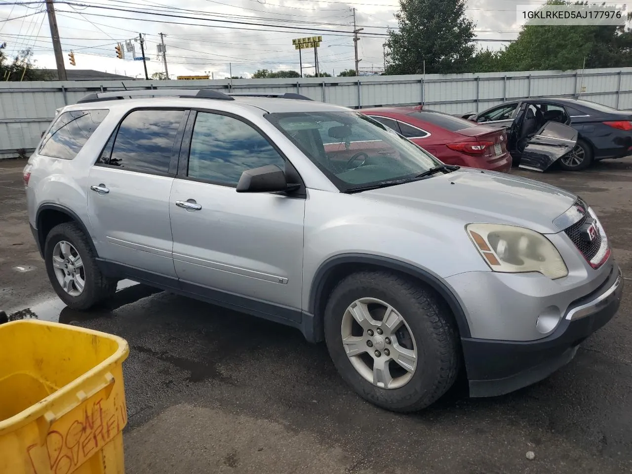 2010 GMC Acadia Sl VIN: 1GKLRKED5AJ177976 Lot: 72839894