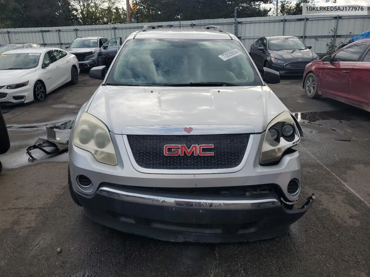 2010 GMC Acadia Sl VIN: 1GKLRKED5AJ177976 Lot: 72839894