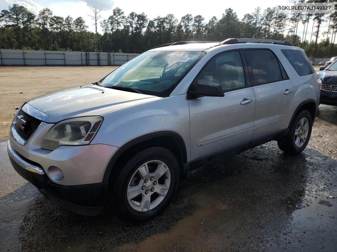 2010 GMC Acadia Sle VIN: 1GKLRLED7AJ149327 Lot: 72890604