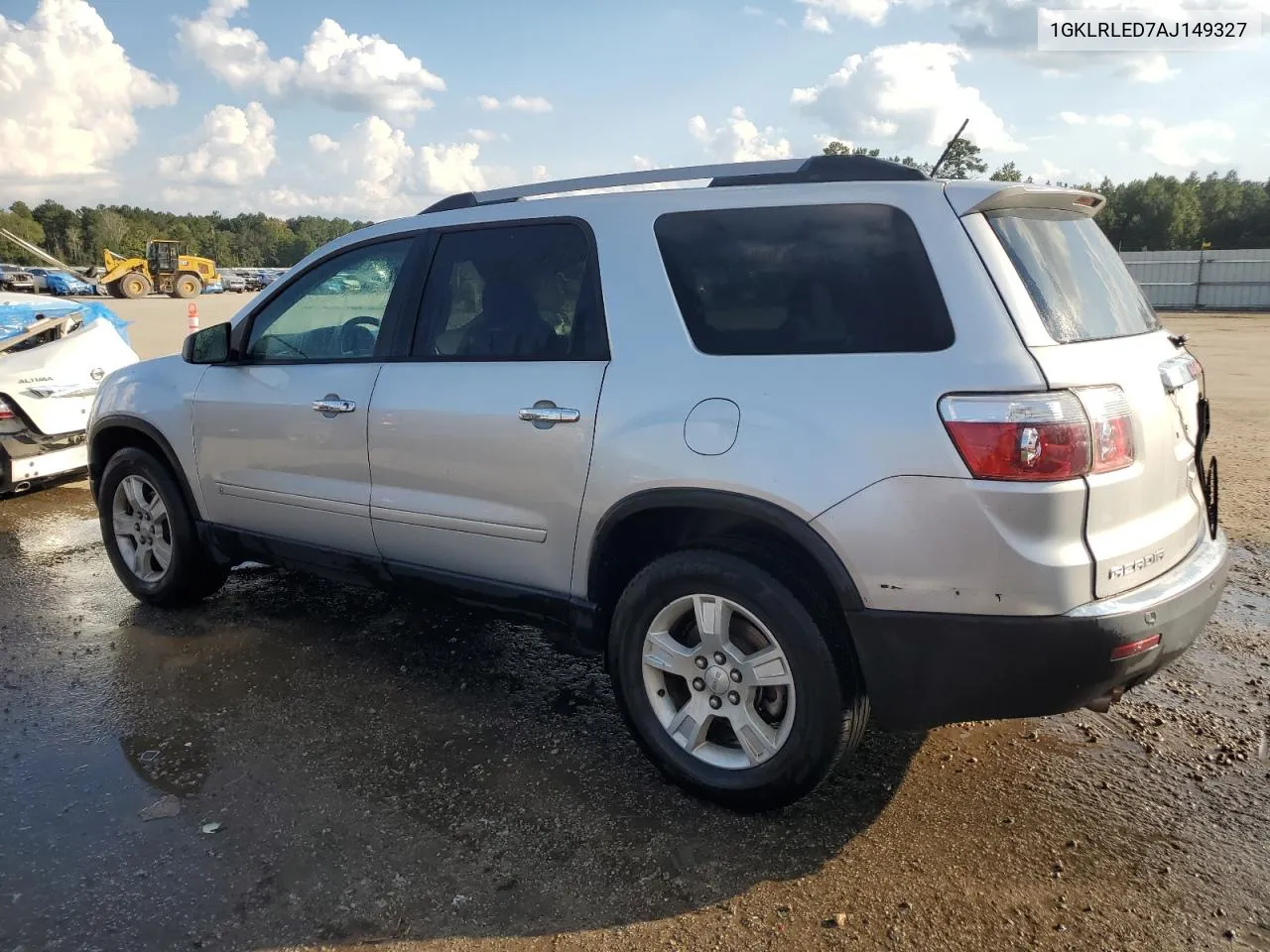 2010 GMC Acadia Sle VIN: 1GKLRLED7AJ149327 Lot: 72890604