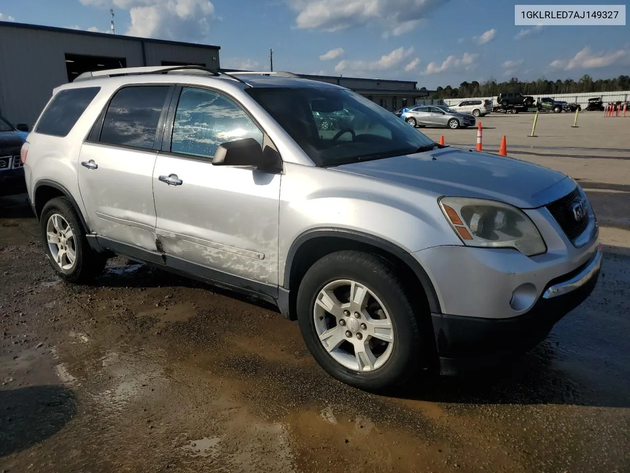 2010 GMC Acadia Sle VIN: 1GKLRLED7AJ149327 Lot: 72890604