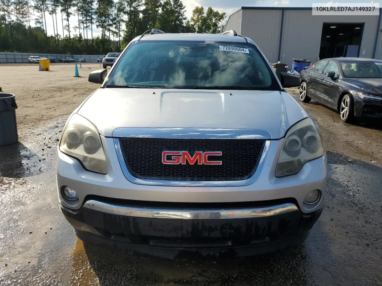 2010 GMC Acadia Sle VIN: 1GKLRLED7AJ149327 Lot: 72890604