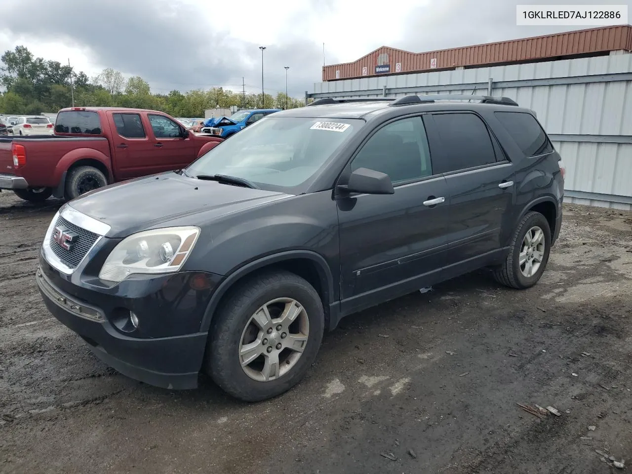 2010 GMC Acadia Sle VIN: 1GKLRLED7AJ122886 Lot: 73002244