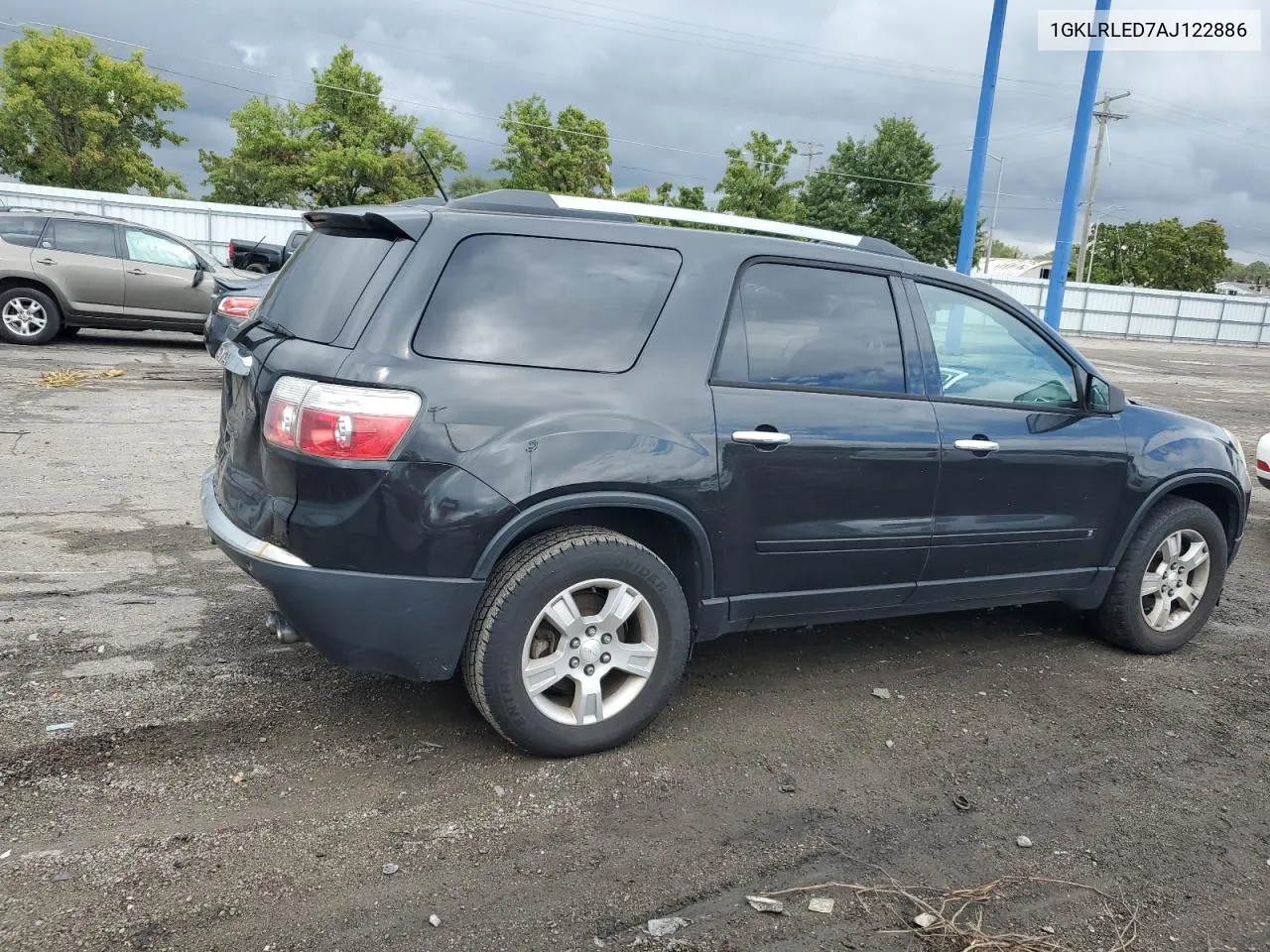 2010 GMC Acadia Sle VIN: 1GKLRLED7AJ122886 Lot: 73002244