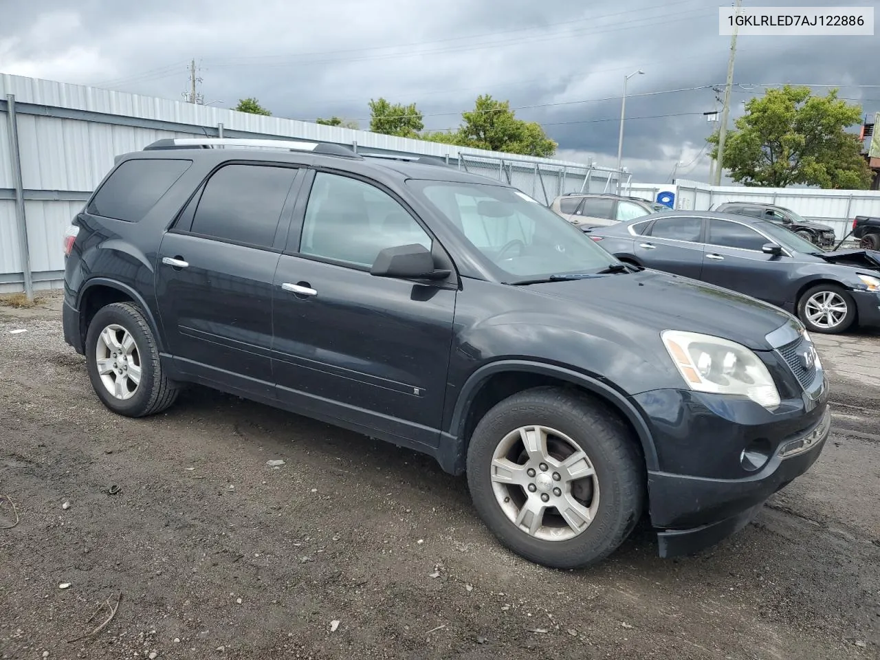 2010 GMC Acadia Sle VIN: 1GKLRLED7AJ122886 Lot: 73002244