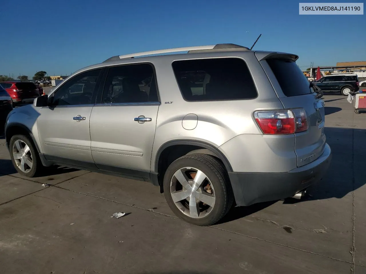 2010 GMC Acadia Slt-1 VIN: 1GKLVMED8AJ141190 Lot: 73597664