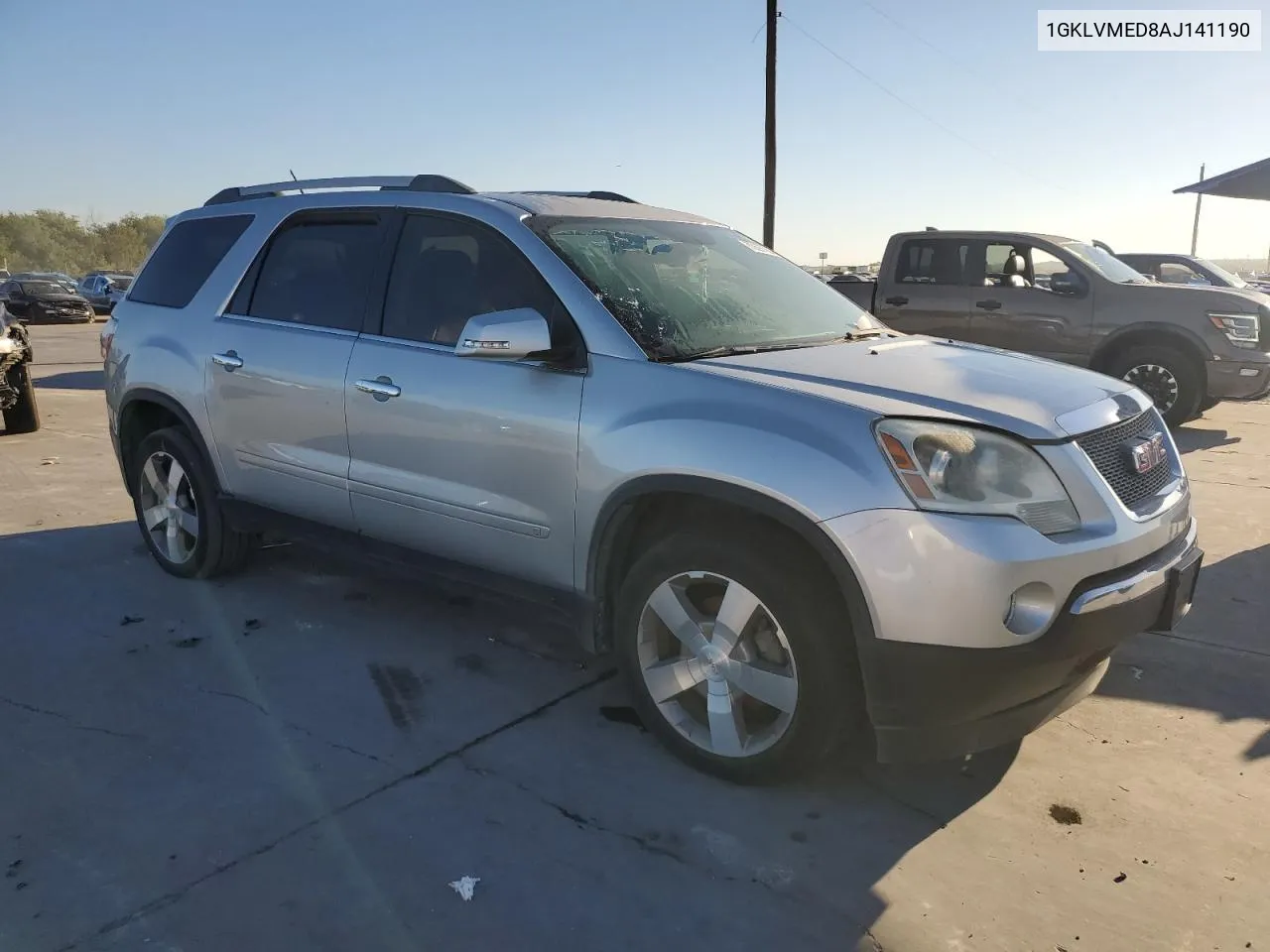 2010 GMC Acadia Slt-1 VIN: 1GKLVMED8AJ141190 Lot: 73597664