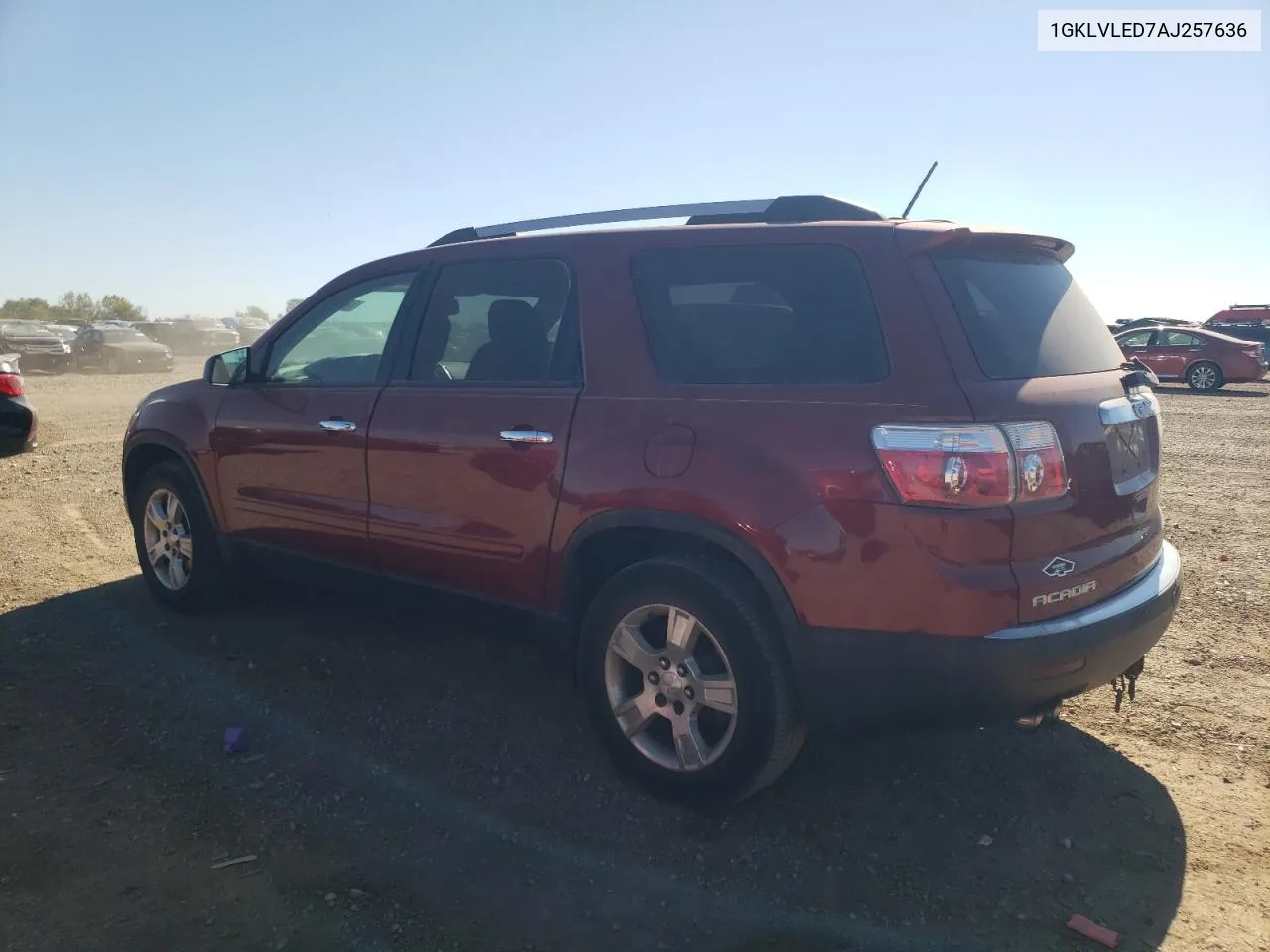 2010 GMC Acadia Sle VIN: 1GKLVLED7AJ257636 Lot: 74467334