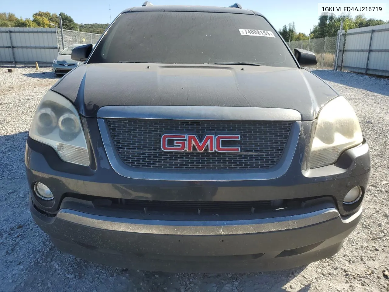 2010 GMC Acadia Sle VIN: 1GKLVLED4AJ216719 Lot: 74888154