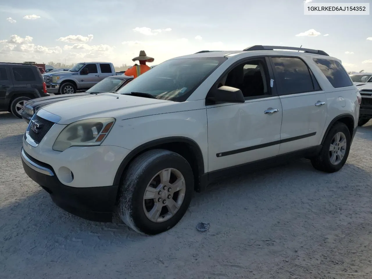 2010 GMC Acadia Sl VIN: 1GKLRKED6AJ154352 Lot: 75266484