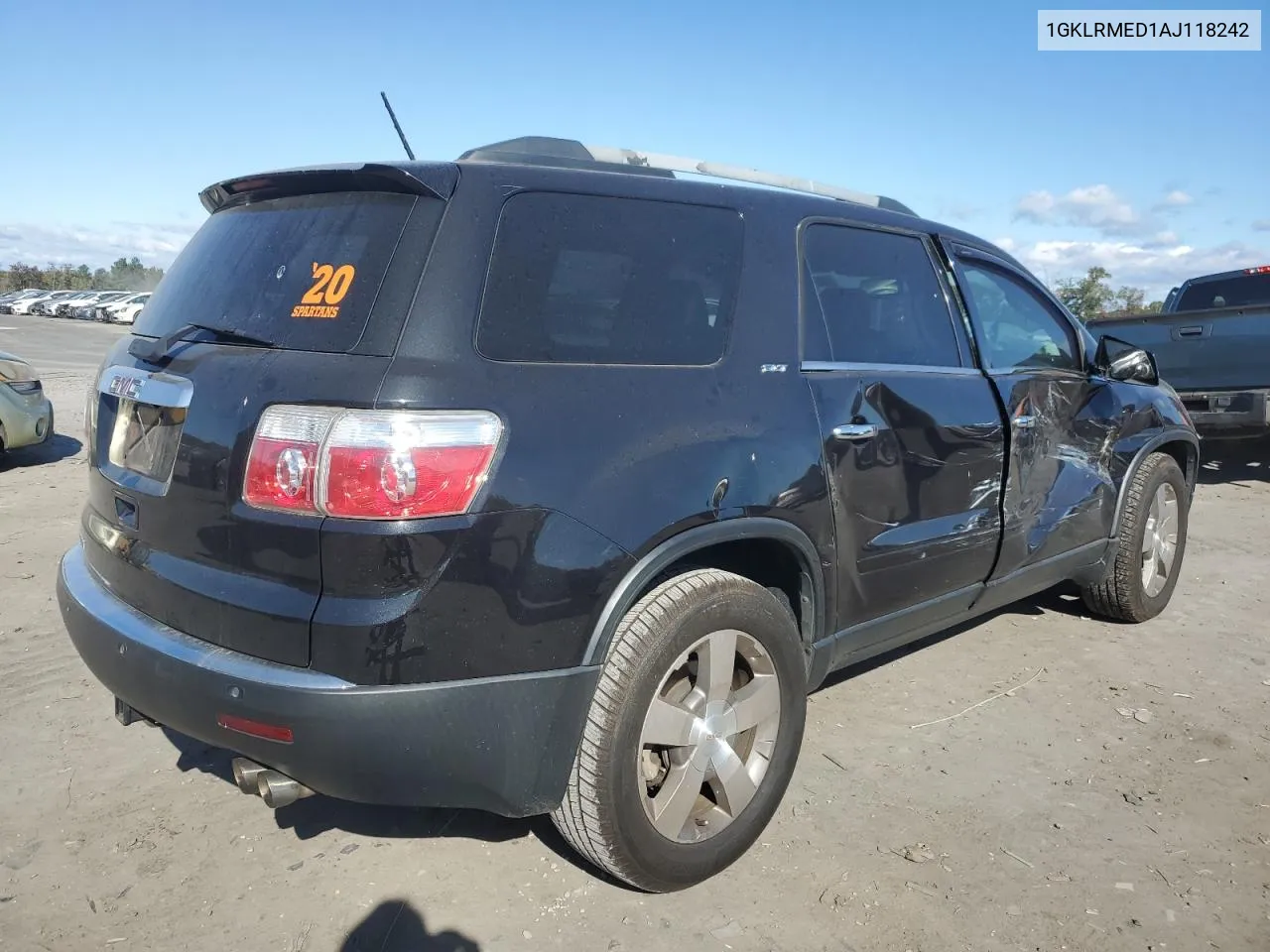 2010 GMC Acadia Slt-1 VIN: 1GKLRMED1AJ118242 Lot: 75704954