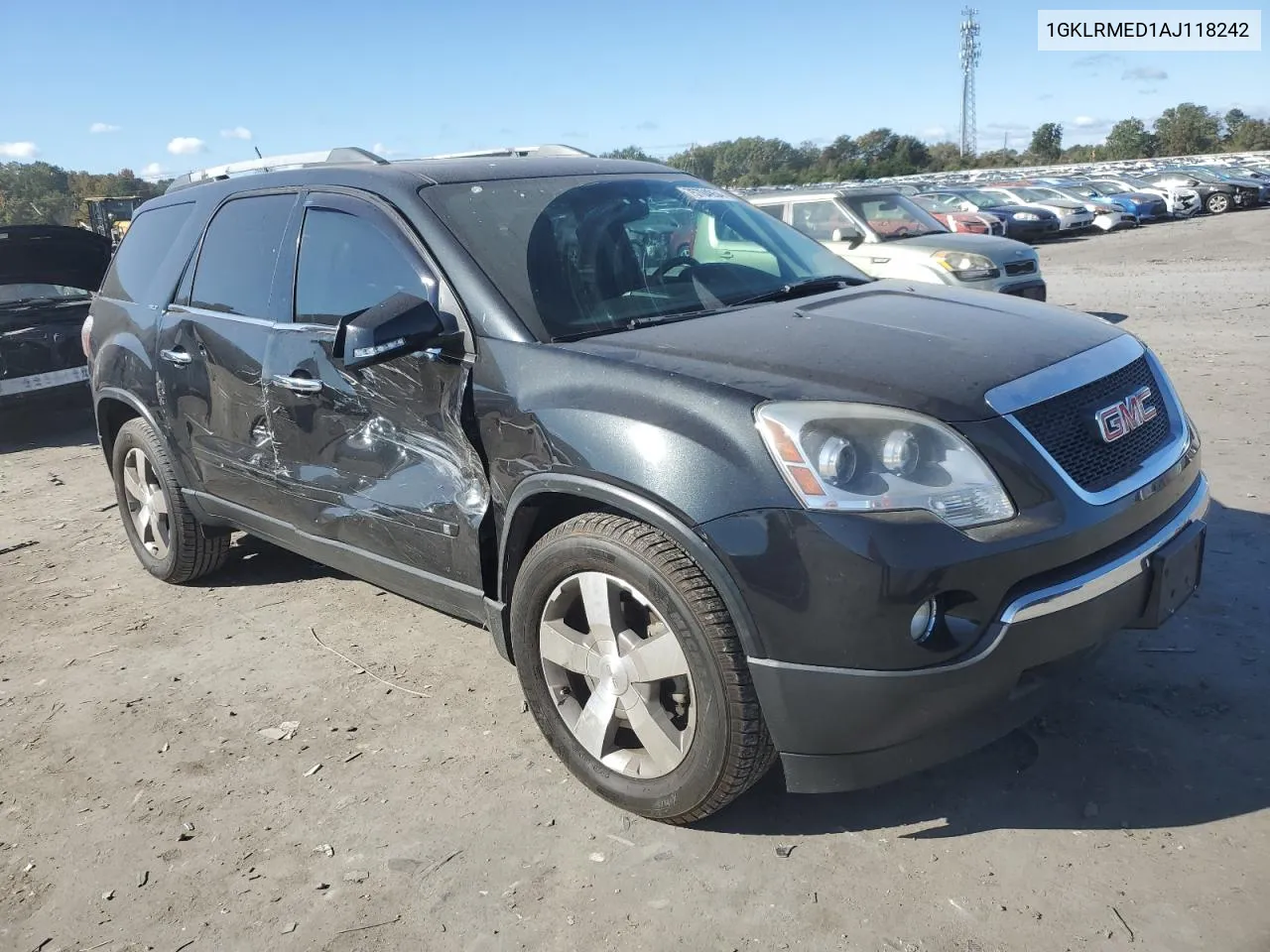 2010 GMC Acadia Slt-1 VIN: 1GKLRMED1AJ118242 Lot: 75704954